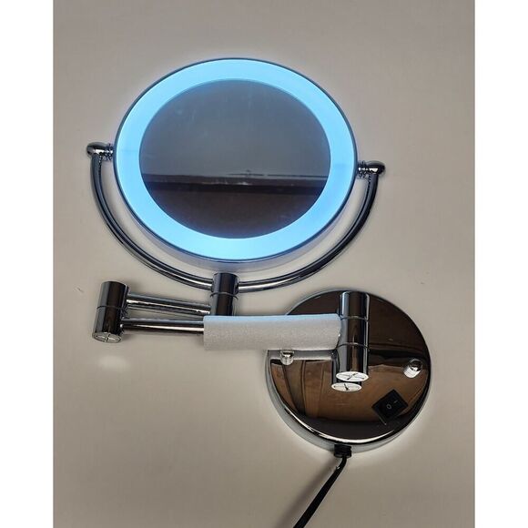 Cleaning and Bright Wall mounting Mirror Touch Screen 5X Amplifier arms Extended - Picture 4 of 11